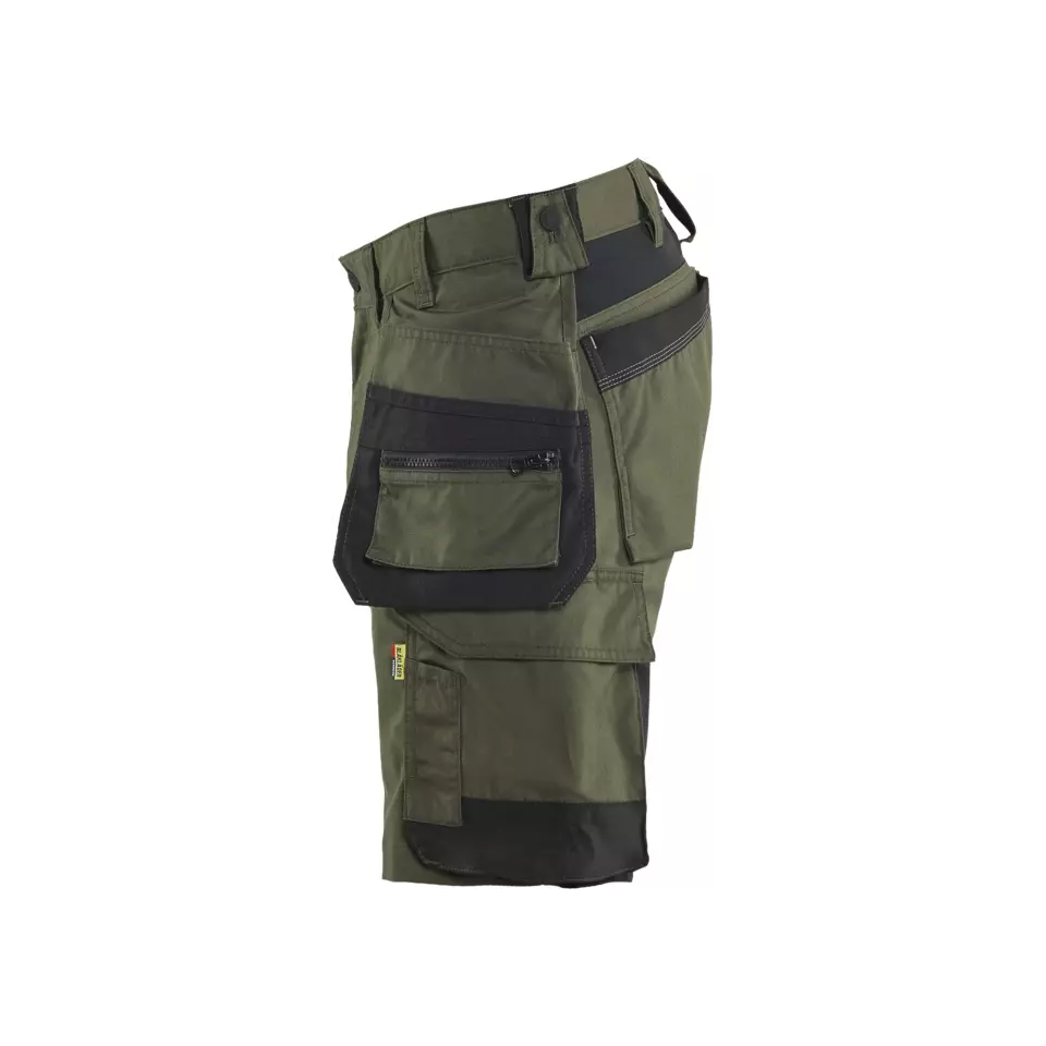 Blåkläder 175218324298, Stretch Handwerker Shorts, Waldgrün/Schwarz, image 4, gallery thumbnail