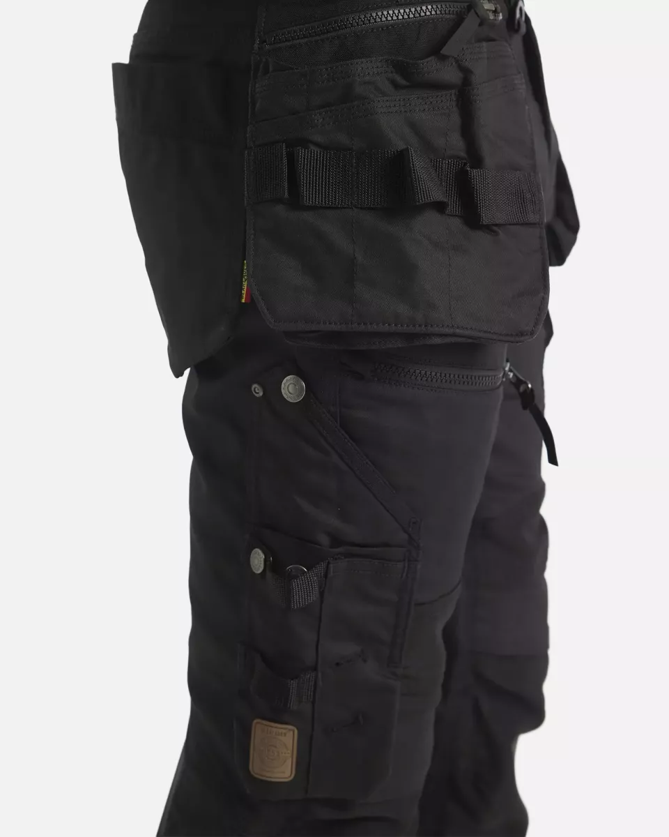 Blaklader 199011419999, X1900 Stretch Handwerker Arbeitshose, Schwarz/Schwarz, image 6, gallery thumbnail