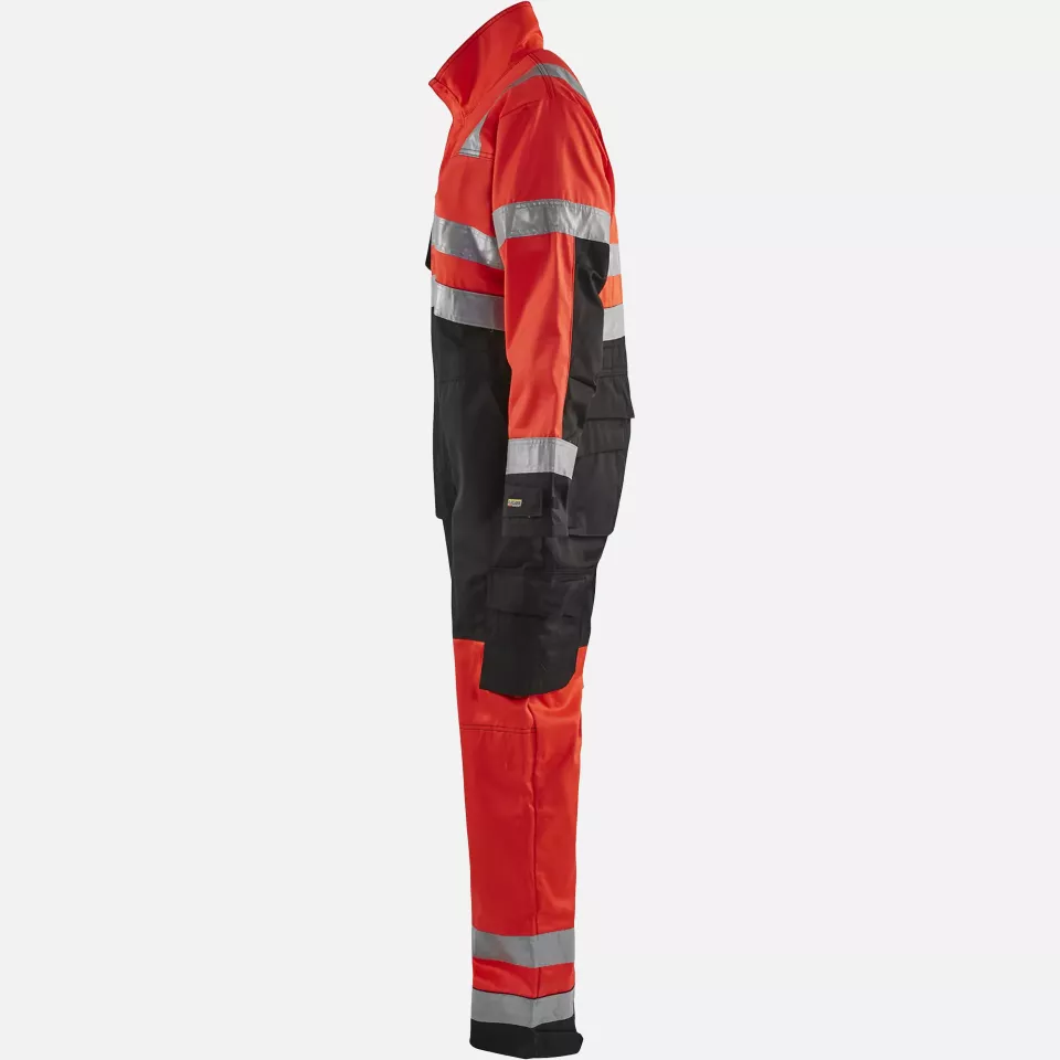 Blaklader 637318045599, Hi-Vis Coverall, Red/Black, image 3, gallery thumbnail