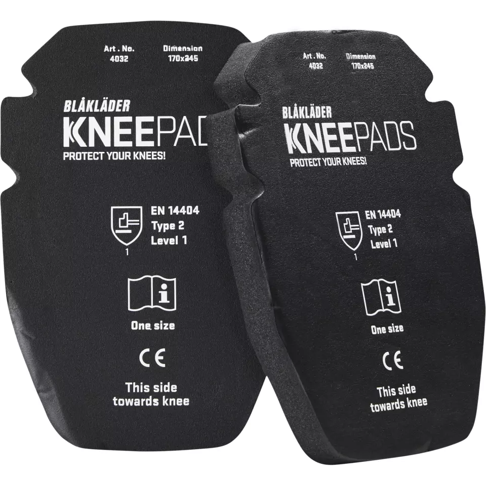 Blåkläder 403212079900, 25 mm Gel Knee Pad, Black, image 1, gallery thumbnail