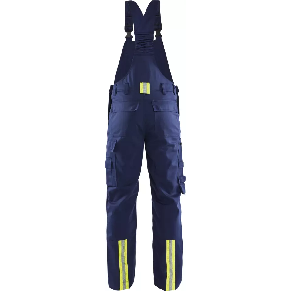 Blaklader 260115018933, Welding Bib and Brace, Navy/ Yellow, image 4, gallery thumbnail