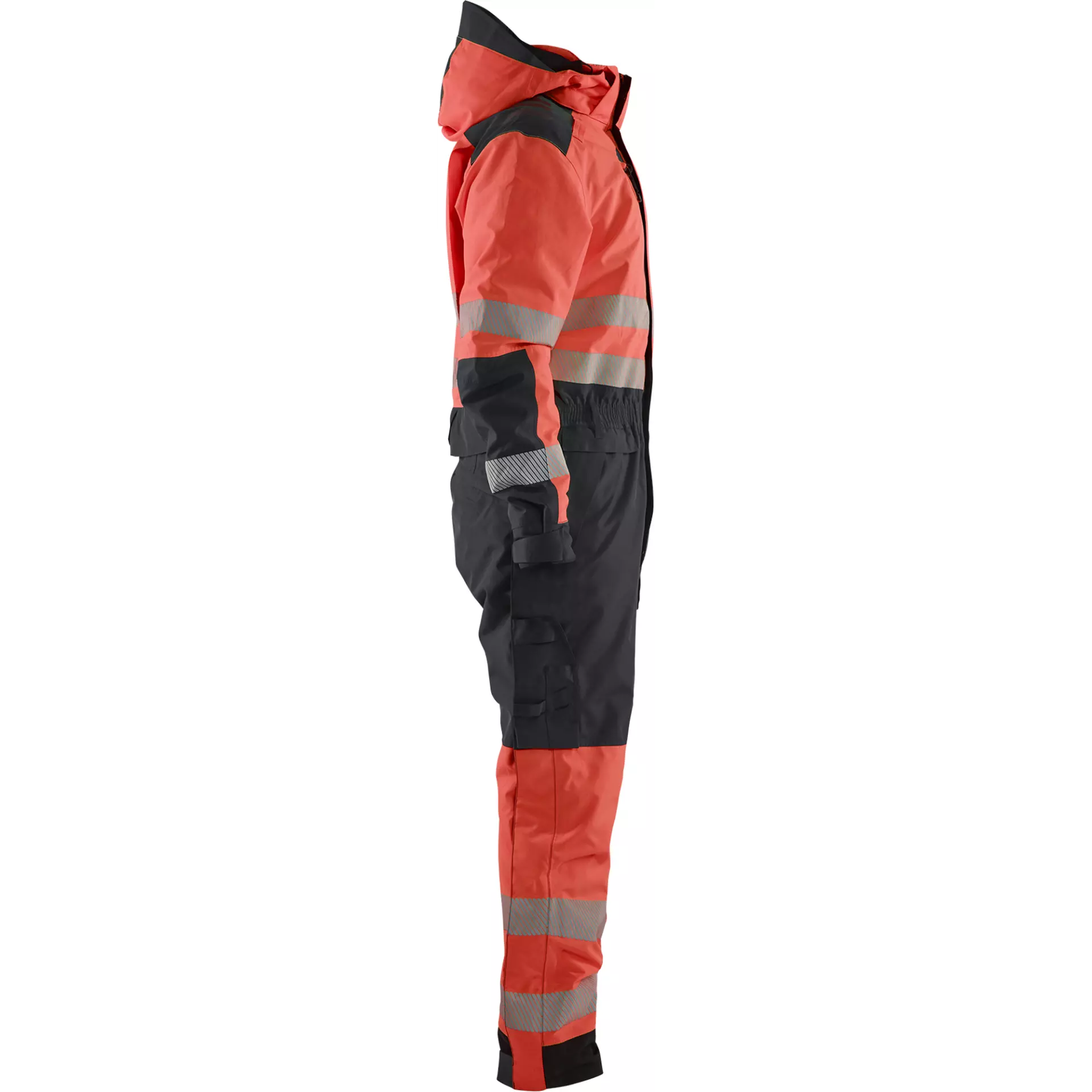 Blaklader 672519775599, High Vis Winter Coverall, Red/Black, image 2