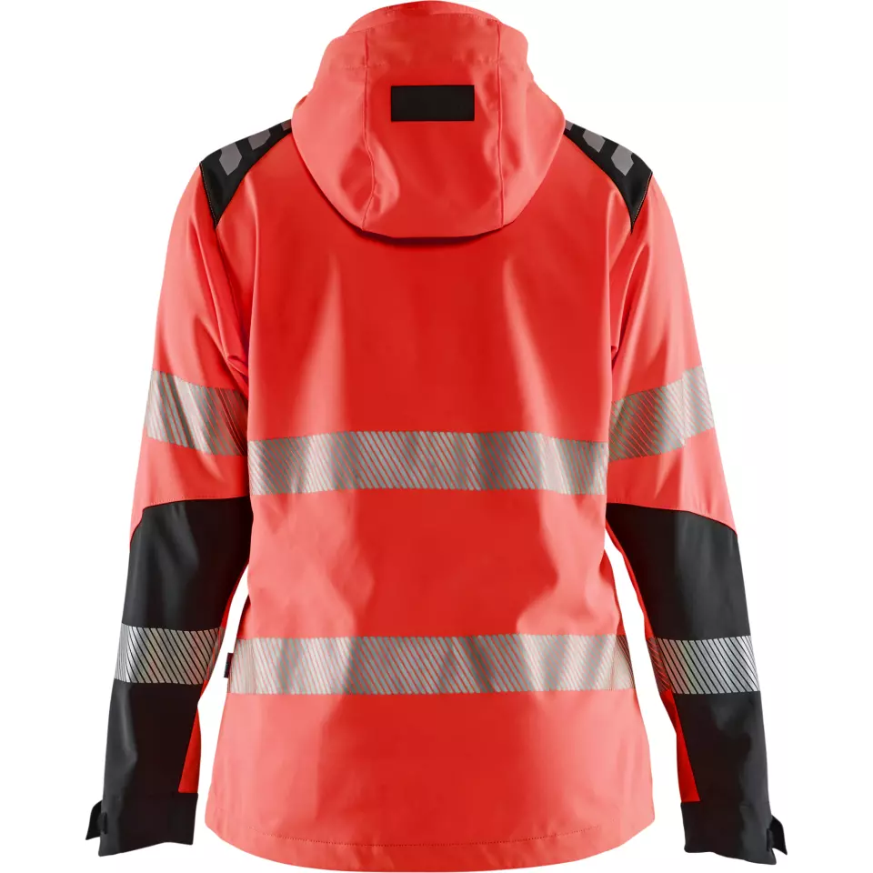 Blaklader 479125135599, High Vis Damen Softshell Jacke, Rot/Schwarz, image 4, gallery thumbnail