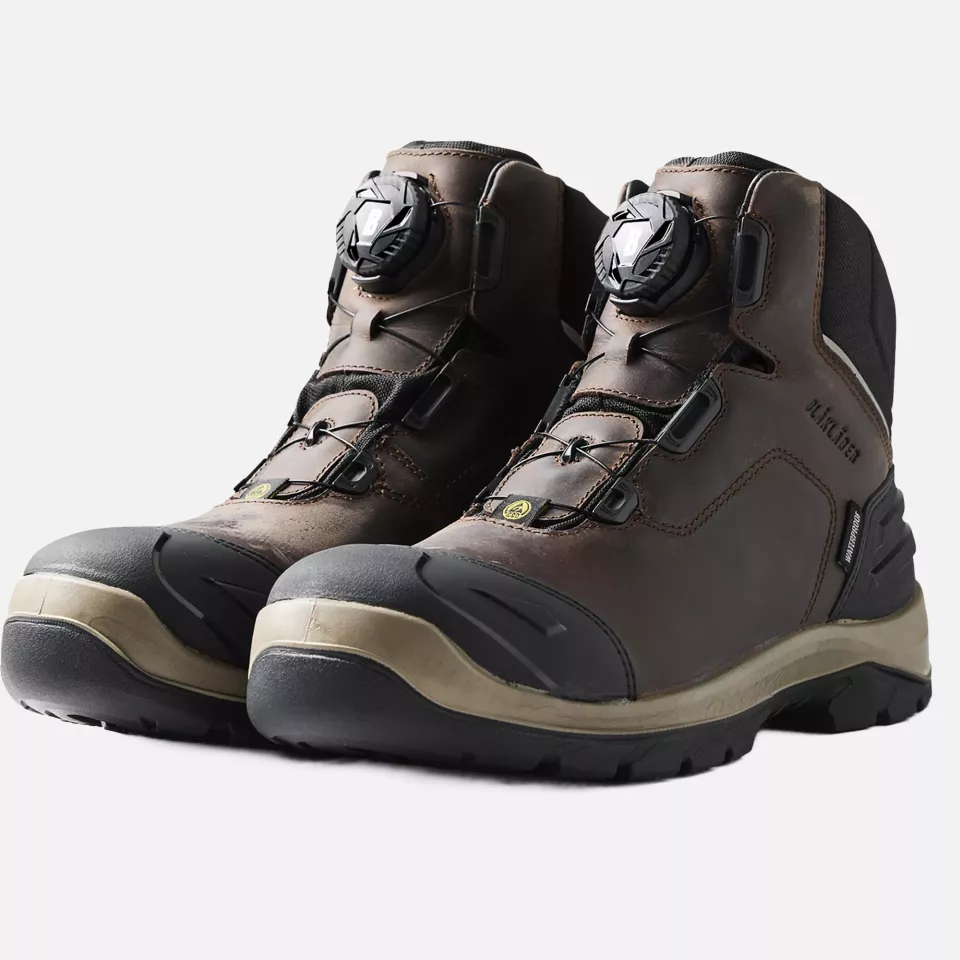 Blaklader 245500007899, ELITE Safety Boot S7S Waterproof, Brown/Black, image 3, gallery thumbnail