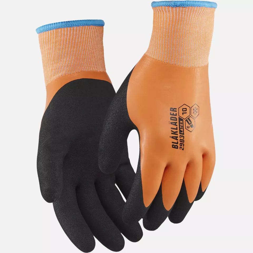 Blaklader 298314085300, Waterproof Lined Cut Protection Glove C, Orange, image 1, gallery thumbnail