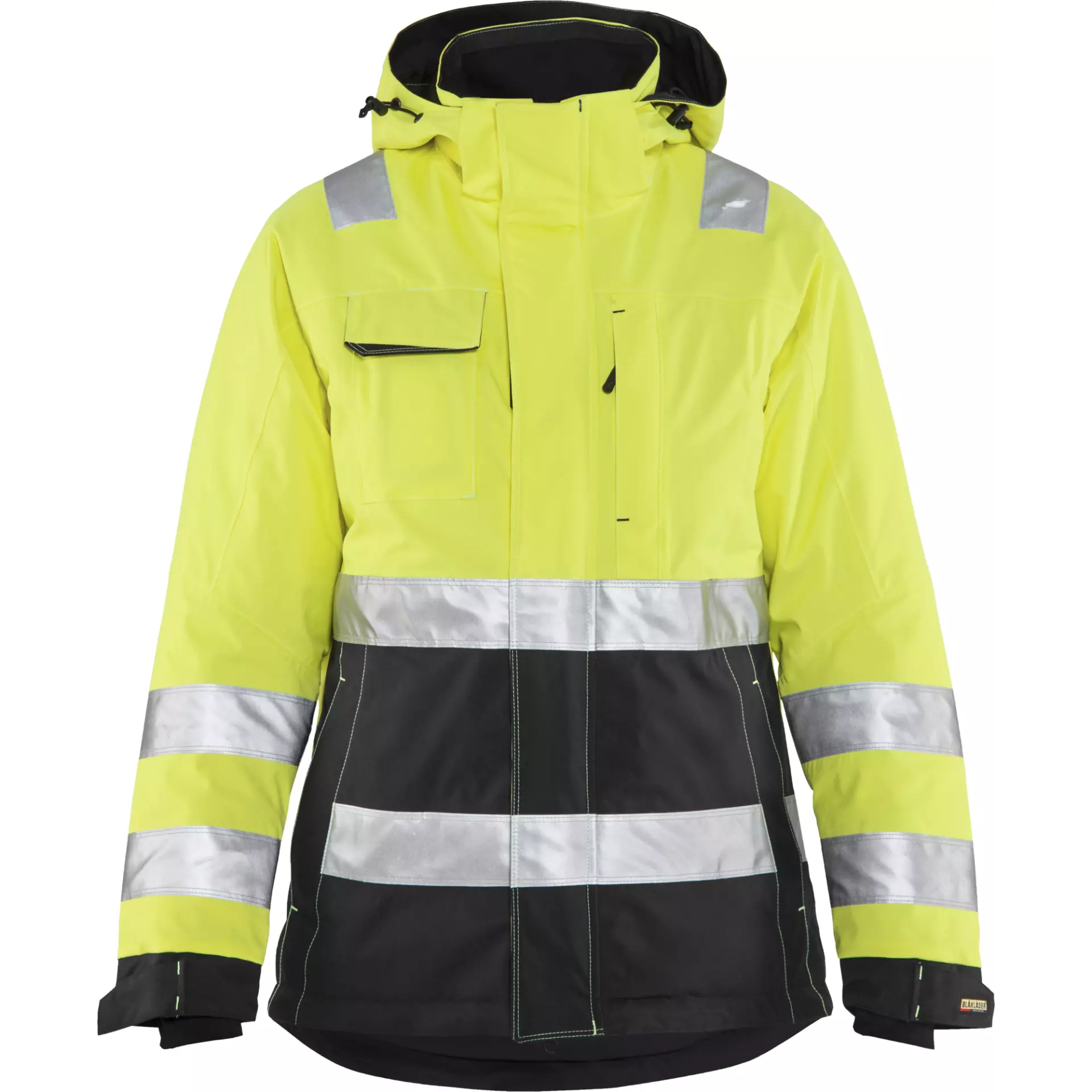 Blaklader 487219873399, High Vis Ladies Winter Jacket, Yellow/Black, image 1