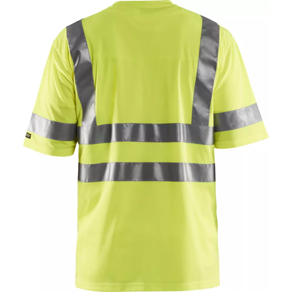 Blåkläder 341310093300, High Vis T-Shirt, Yellow, image 4, gallery thumbnail