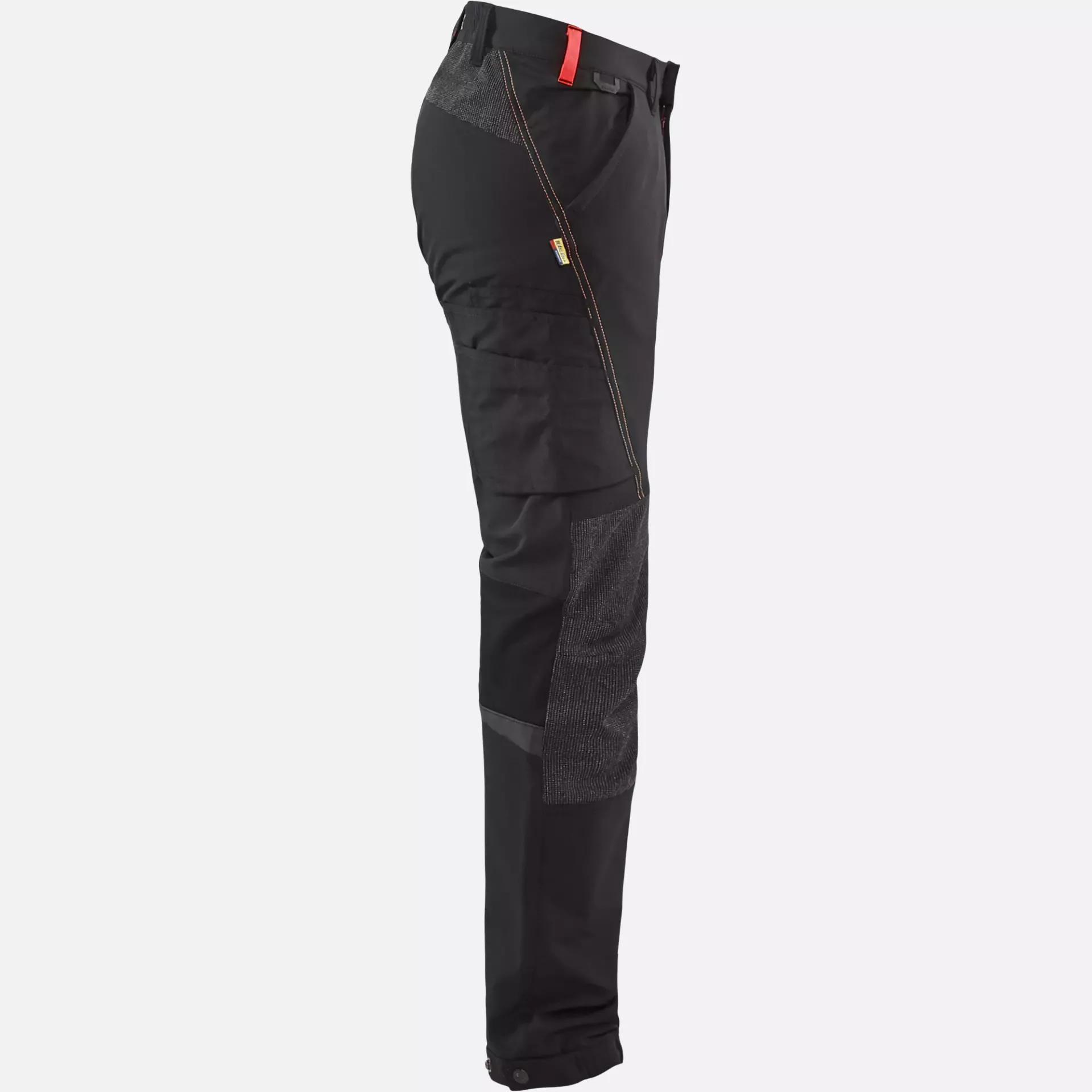 Blaklader 142216459956, 4-Wege-Service Stretch Arbeitshose, Schwarz/Rot, image 2