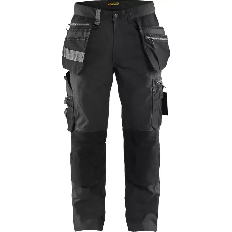 Blåkläder 159013439899, Stretch Craftsman Work Pants, Dark Grey/Black, image 1, gallery thumbnail