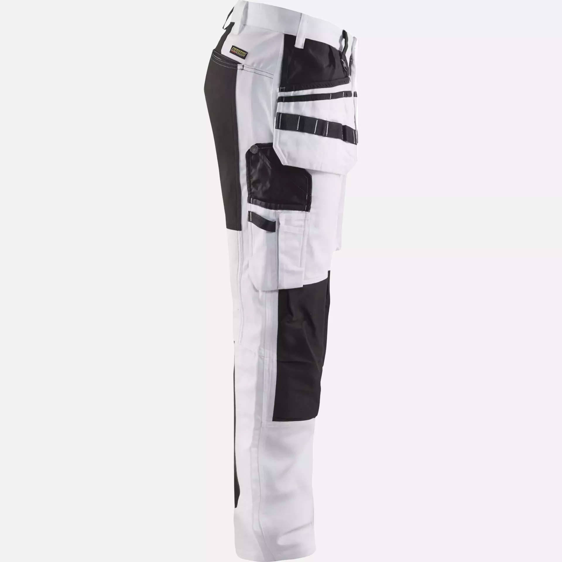 Blaklader 191010001099, Painter Trousers with Stretch Inserts, White/Black, image 2
