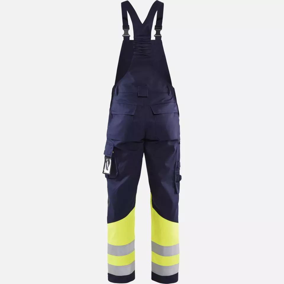 Blaklader 260715148933, Multi-Norm Bib and Brace, Navy/Yellow, image 4, gallery thumbnail
