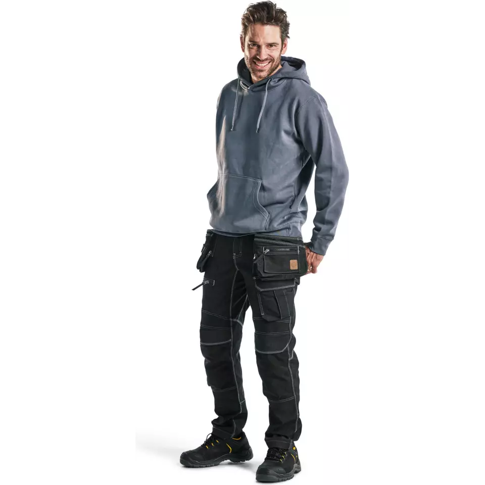 Blåkläder 339610489400, Hooded Sweatshirt, Grey, image 5, gallery thumbnail