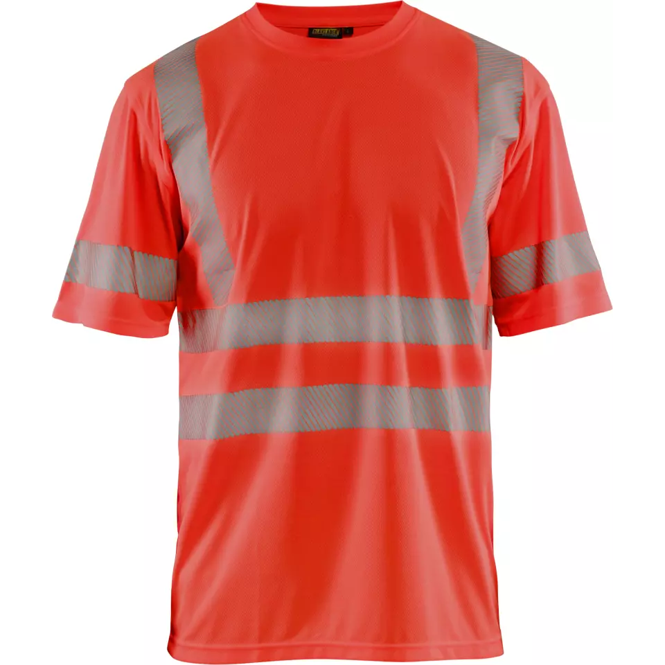 Blaklader 342010135500, High Vis UV Protection T-Shirt, Red, image 1, gallery thumbnail