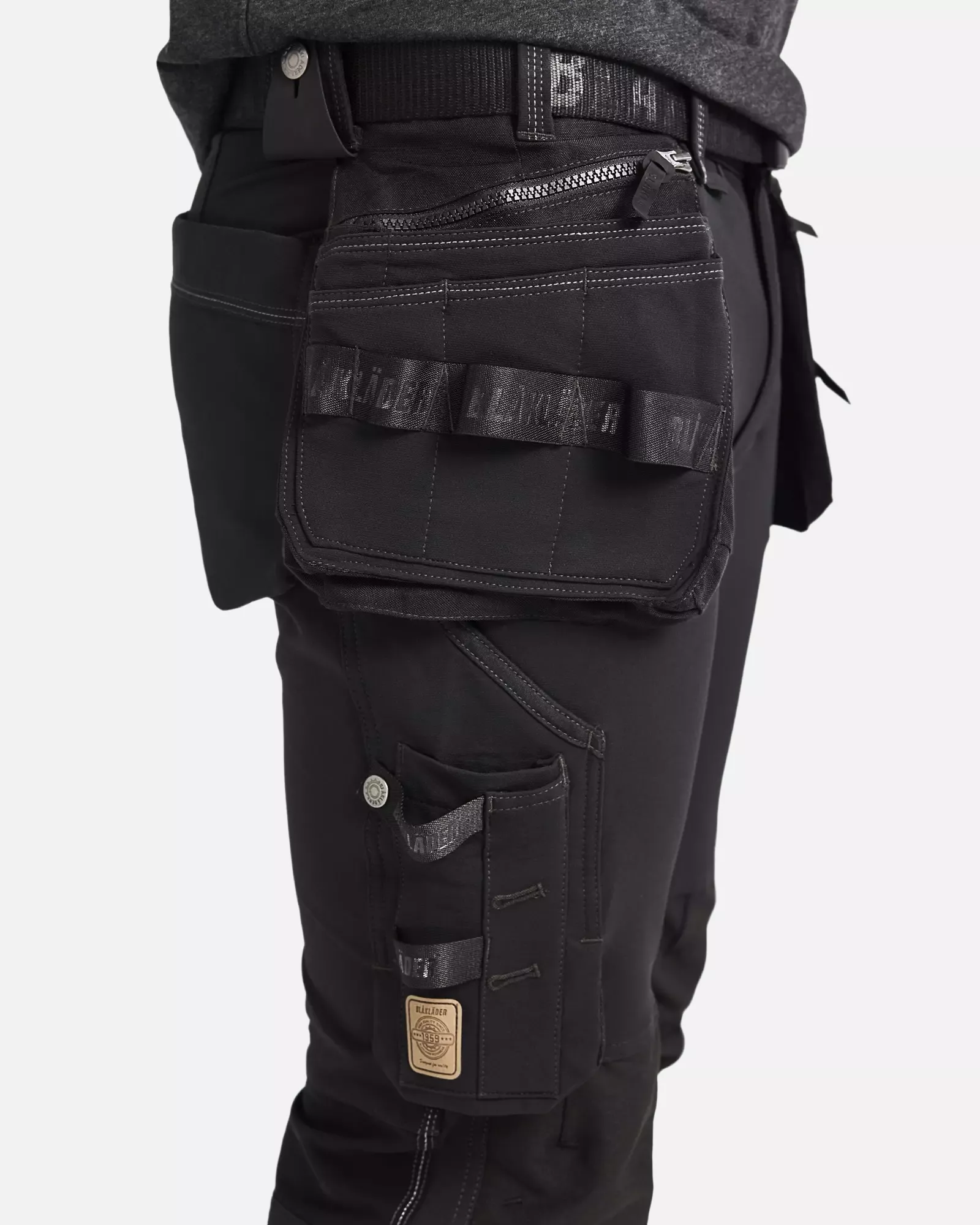 Blaklader 199816449900, X1900 4-Way Stretch Craftsman Work Trousers, Black, image 8