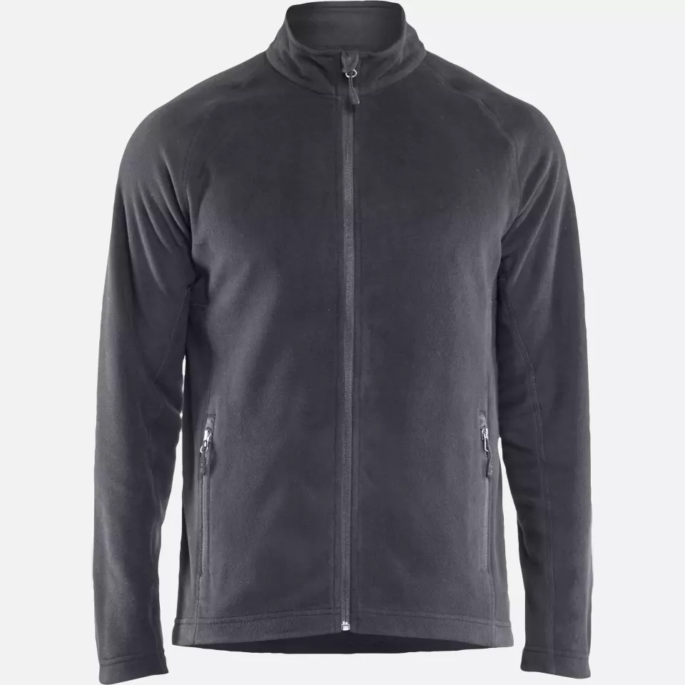 Blaklader 472110109600, Microfleece Jacket, Medium Grey, image 1, gallery thumbnail