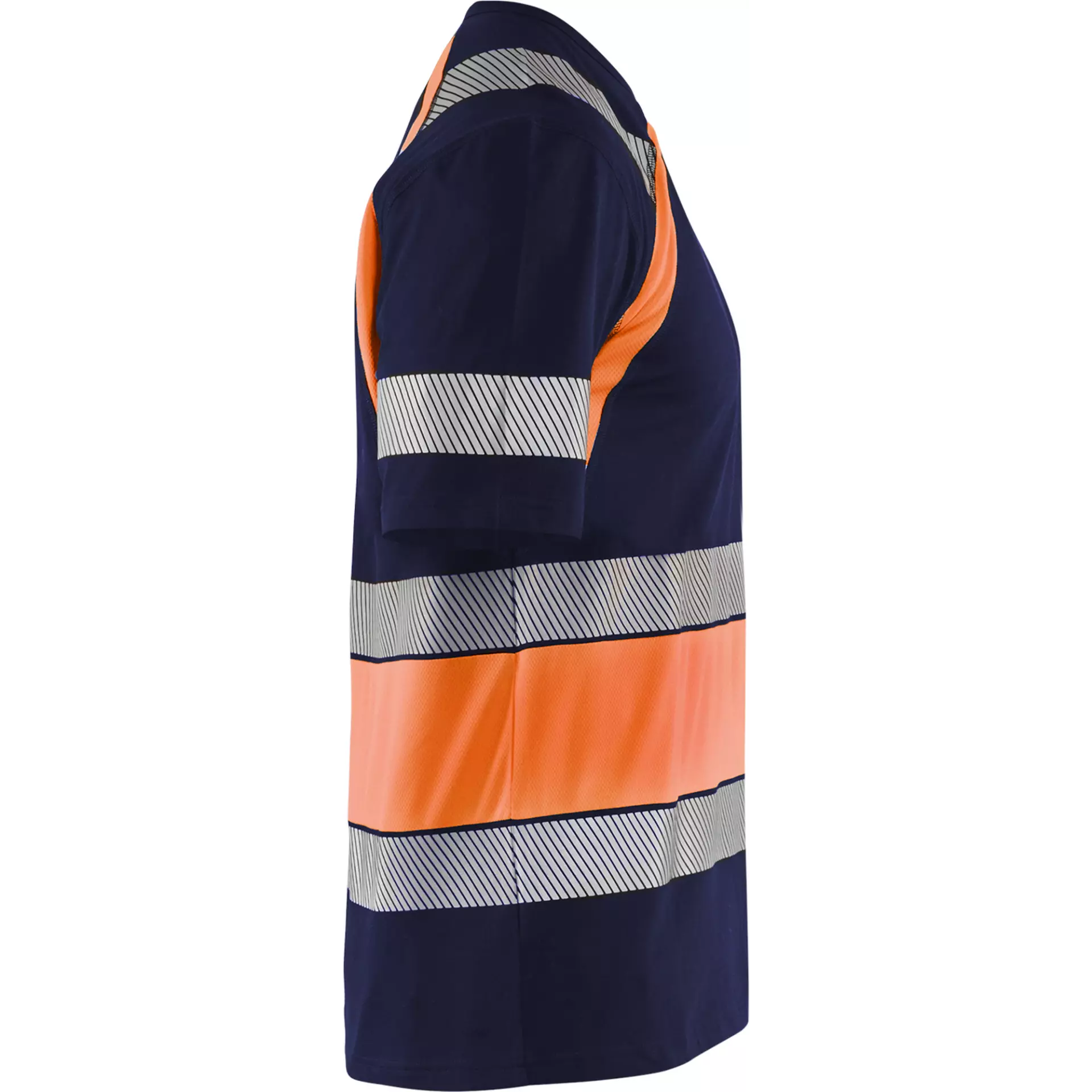 Blåkläder 342110308853, High Vis T-Shirt, Navy Blue/Orange, image 2