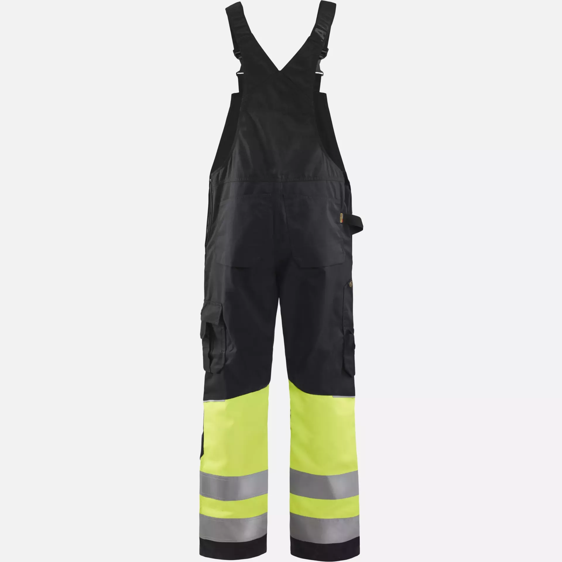Blaklader 266218009933, High Vis Bib and Brace, Black/Yellow, image 4
