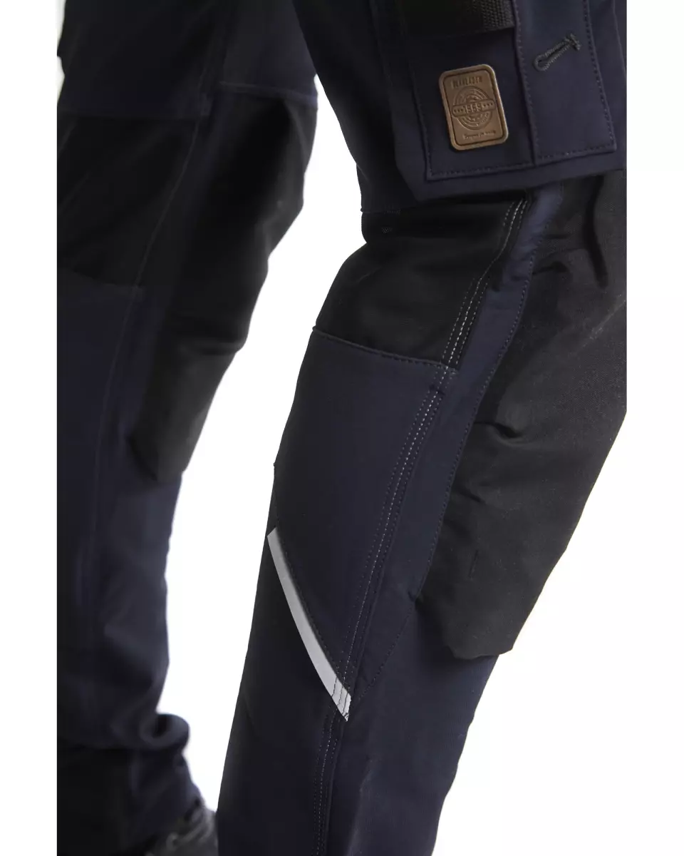Blåkläder 198916448699, X1900 4-Way Stretch Craftsman Work Trousers, Dark Navy/Black, image 8, gallery thumbnail