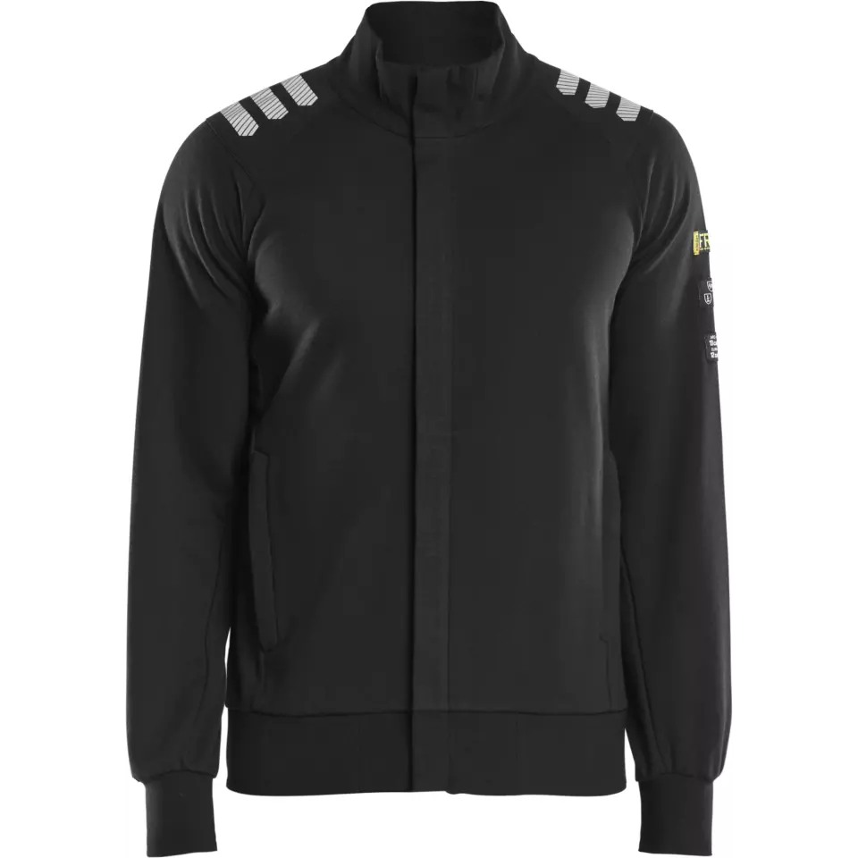 Blaklader 345317629900, Flammschutz Sweatshirt mit Reißverschluss, Schwarz, image 1, gallery thumbnail