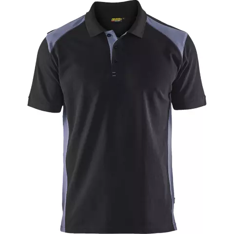 Blaklader Polo Shirt, Black/Grey