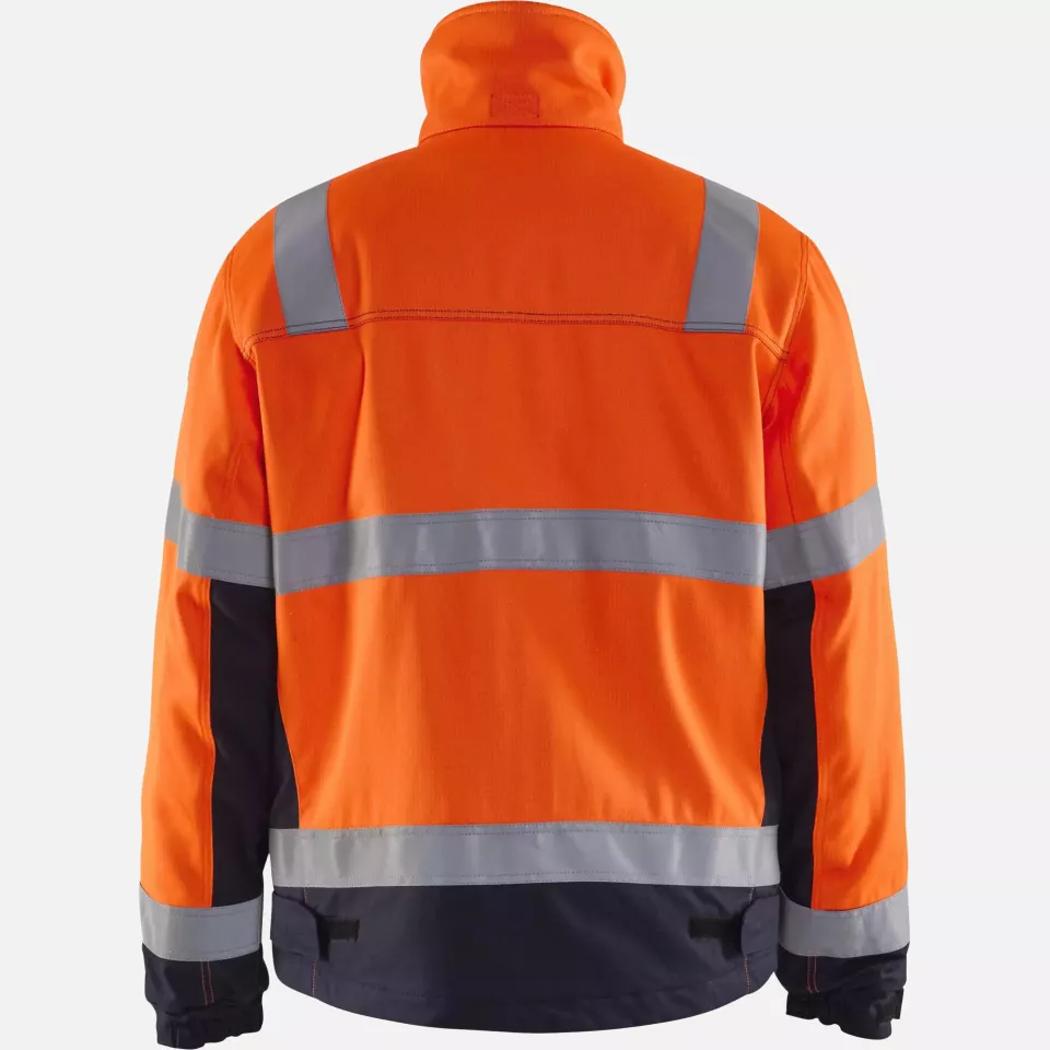 Blaklader 406915135389, Multinorm Winter Jacket, Orange/Navy, image 4, gallery thumbnail