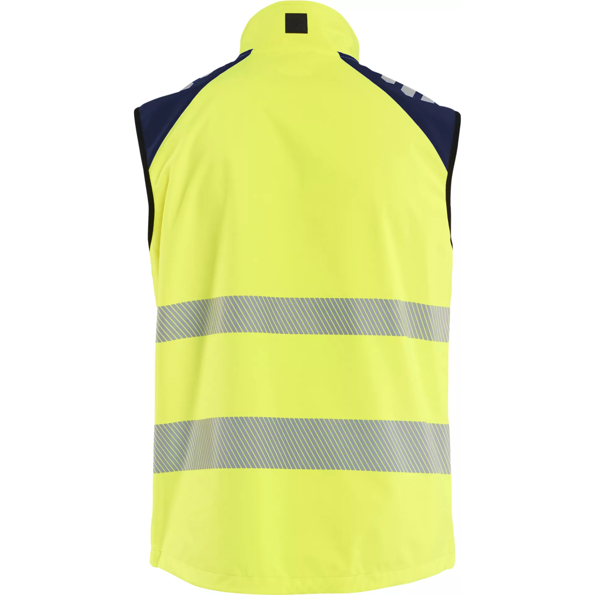Blaklader 309125133389, High Vis Softshell Vest, High Vis Yellow/Navy Blue, image 4