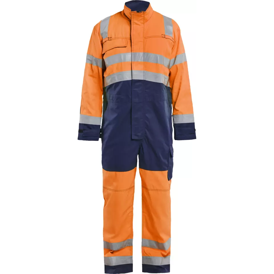 Blaklader 637318045389, High Vis Coverall, Orange/Navy