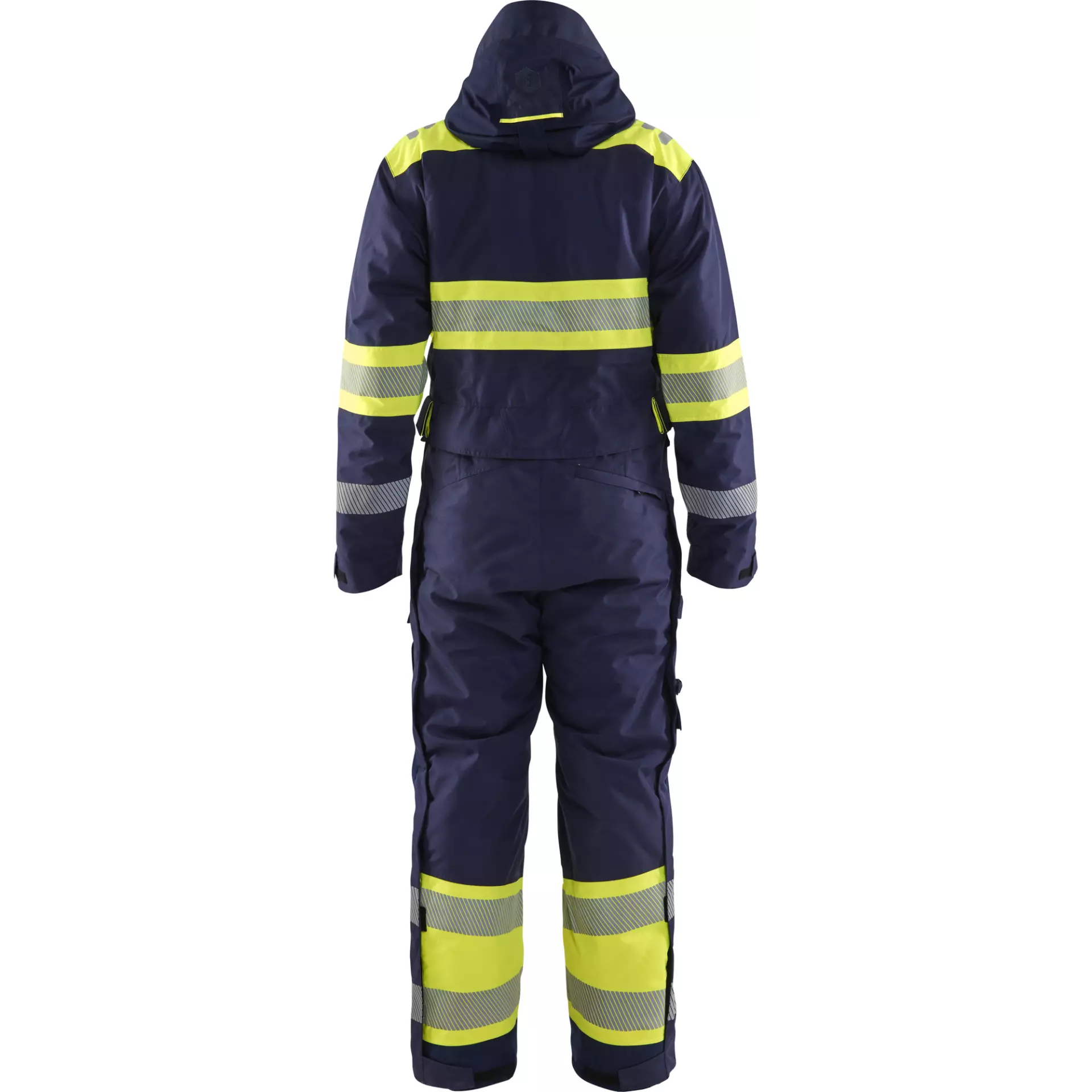 Blaklader 672019778933, High Vis Winter Coverall, Navy/Yellow, image 4