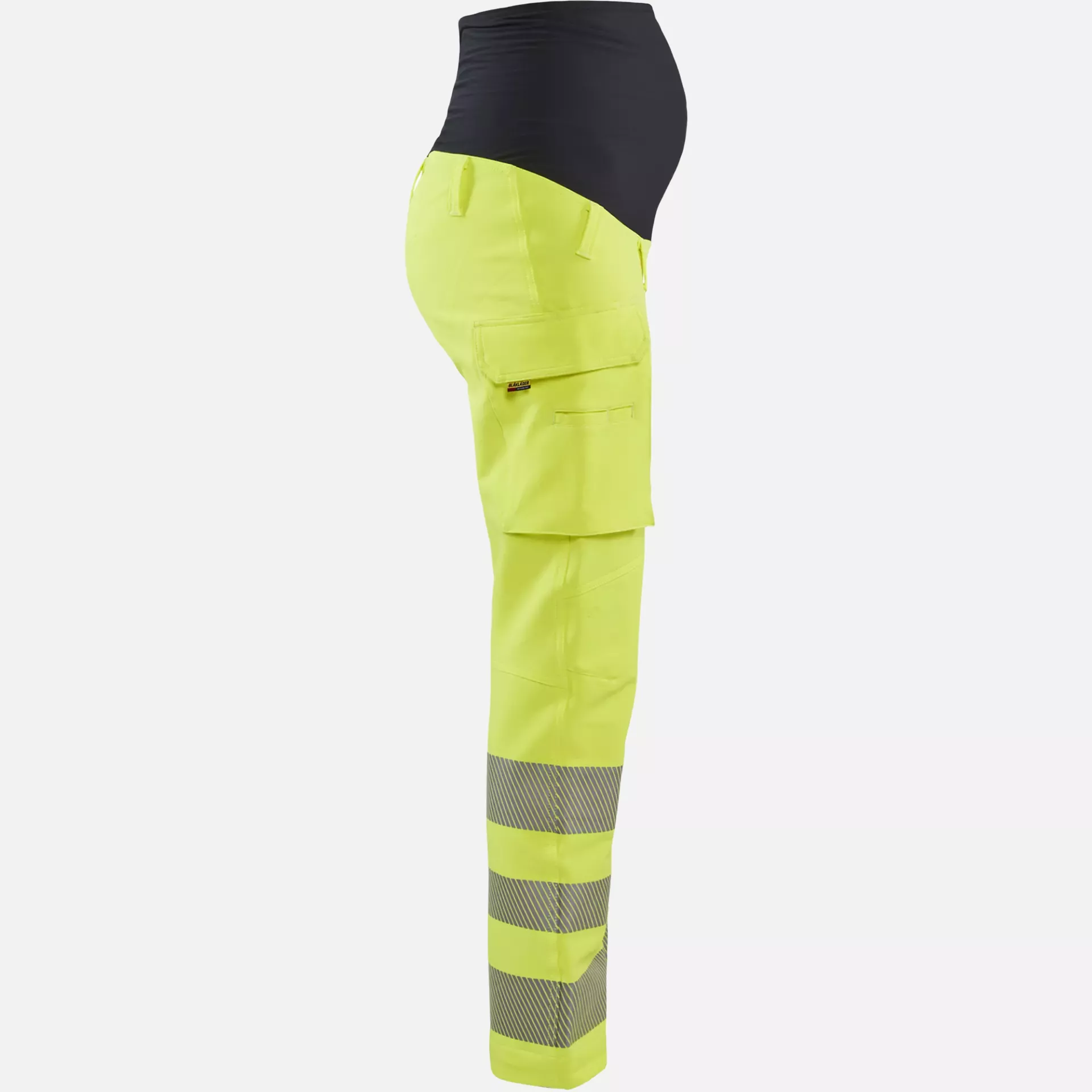 Blaklader 710016423399, High Vis 4-Way Stretch Maternity Trousers, Yellow/Black, image 2