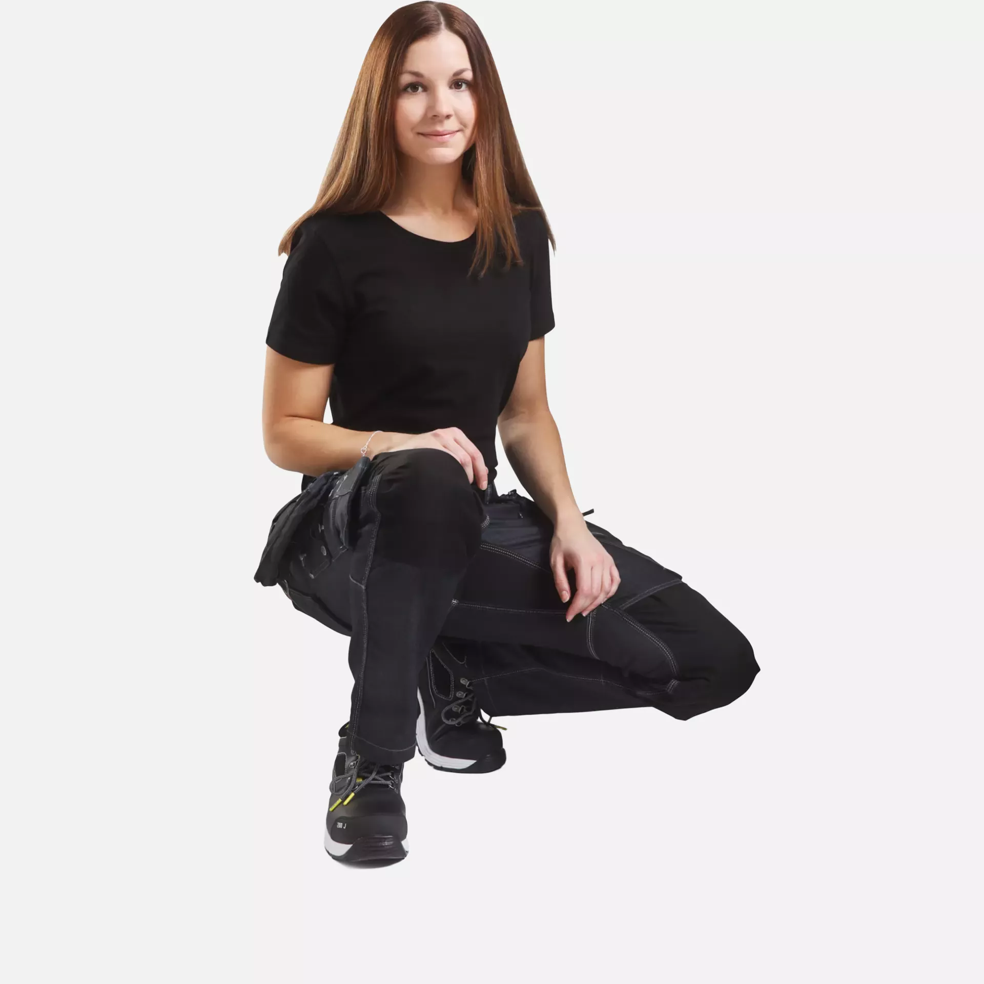 Blaklader 799011418999, X1900 Women's Stretch Craftsman Work Trousers, Navy/Black, image 6