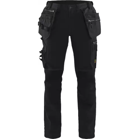 Blaklader Ladies Stretch Craftsman Work Trousers, Black