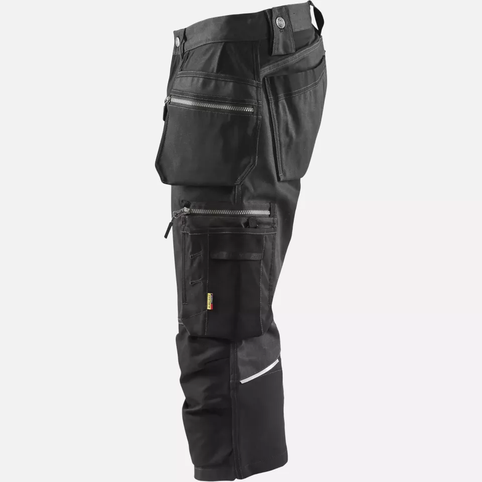 Blaklader 159713439900, Stretch Pirate Pants, Black, image 3, gallery thumbnail