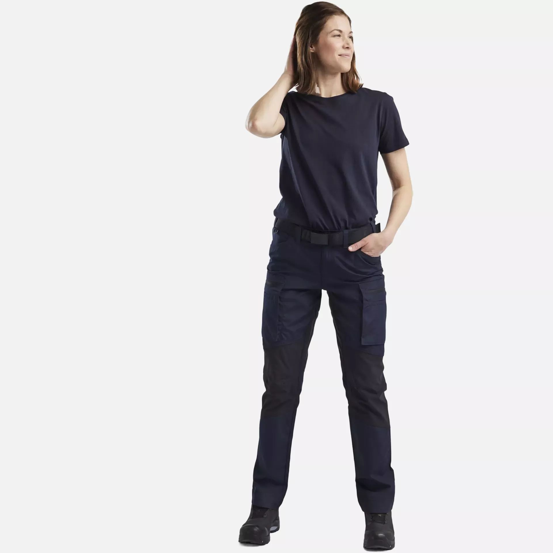 Blaklader 715918458699, Ladies Stretch Work Trousers, Dark Navy/Black, image 5