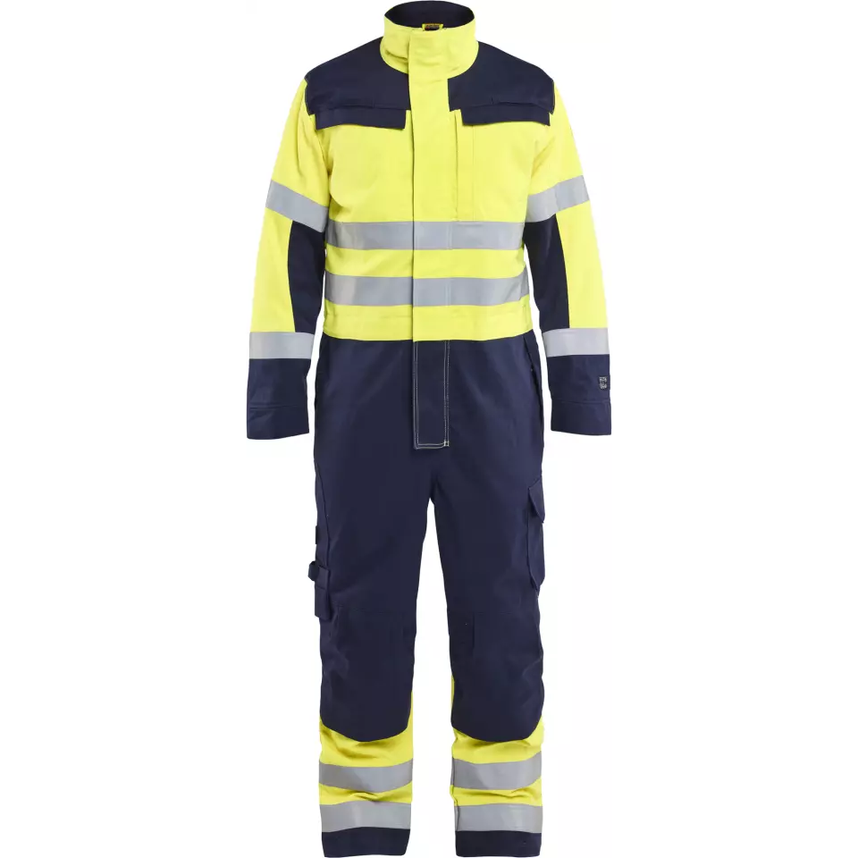 Blaklader 637915143389, Multinorm Coverall, Yellow/Navy Blue, image 1, gallery thumbnail