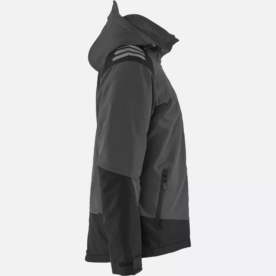 Blaklader 475025139899, Softshell Winter Jacket Lightly Lined, Dark Grey/Black, image 2, gallery thumbnail