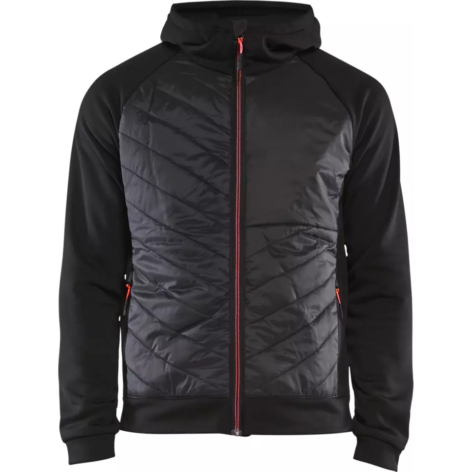 Blaklader 346325269956, Hybrid Sweatshirt, Schwarz/Rot, image 1, gallery thumbnail