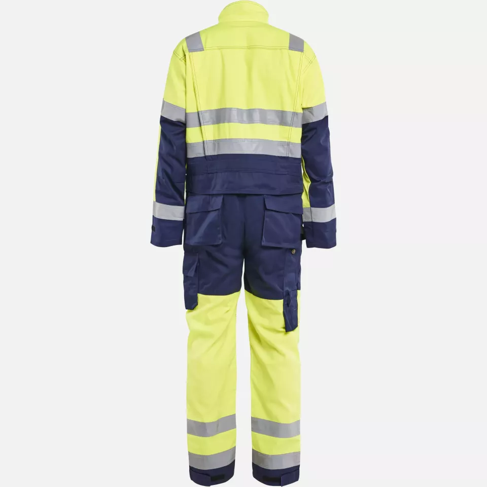 Blaklader 637318043389, Hi-Vis Coverall, Yellow/Navy, image 4, gallery thumbnail