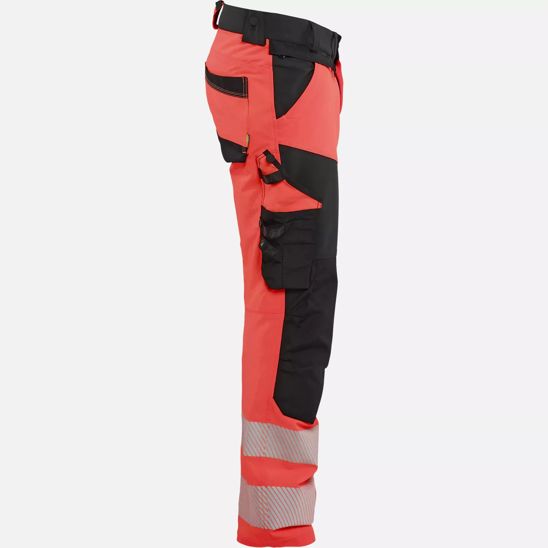 Blaklader 112416485599, Hi-Vis Work Trousers 4-Way Stretch, Hi-Vis Red/Black, image 2