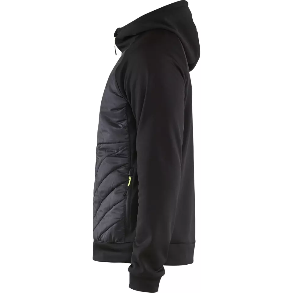 Blaklader 346325269933, Hybrid Sweatshirt, Schwarz/Gelb, image 3, gallery thumbnail