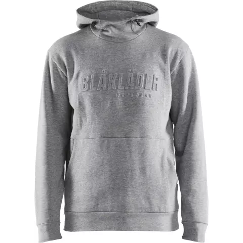 Blaklader 3D Hooded Sweatshirt, Grey Melange