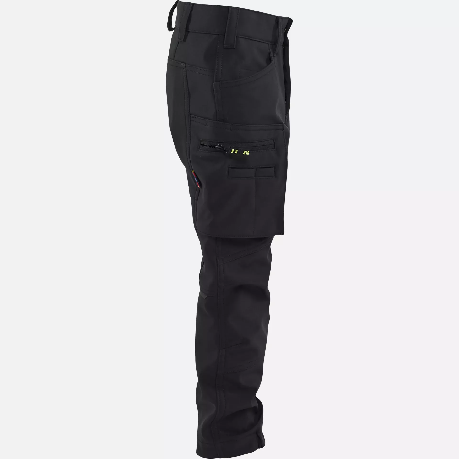 Blaklader 522025139900, Children's Softshell Work Trousers, Black, image 2