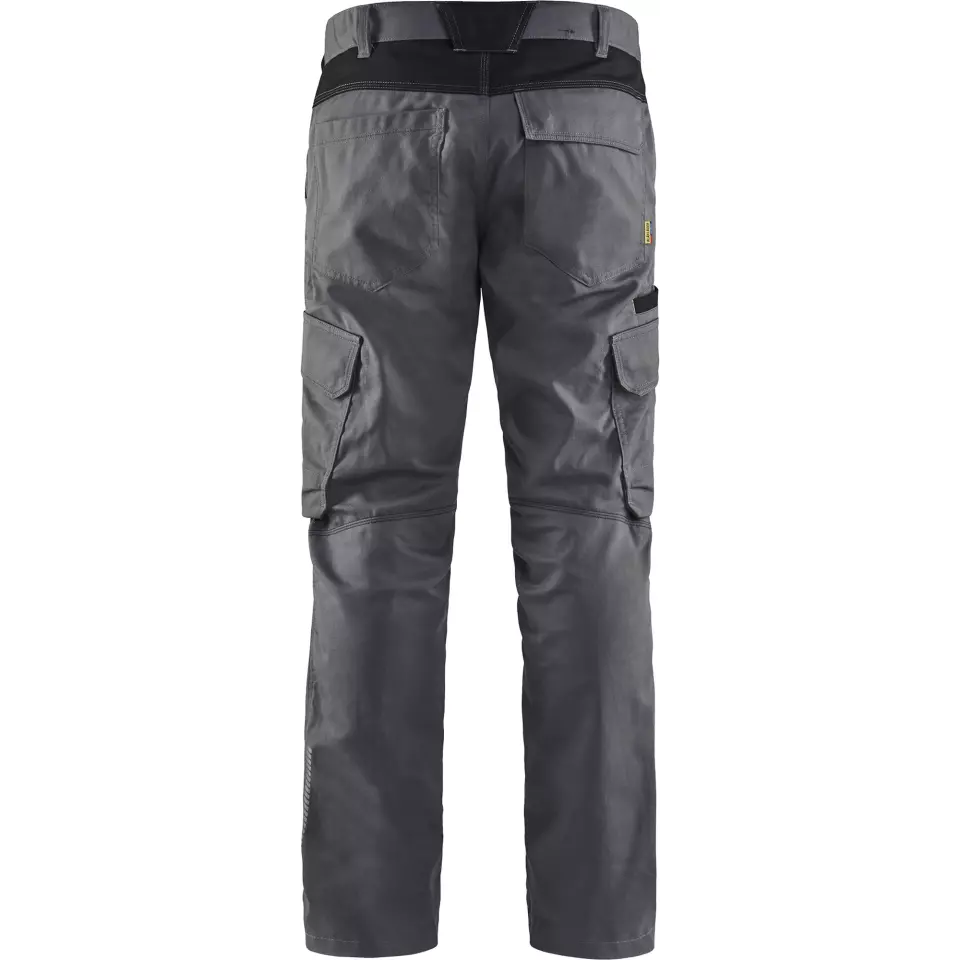 Blaklader 144418329699, Industry Stretch Work Trousers, Medium Grey/Black, image 4, gallery thumbnail