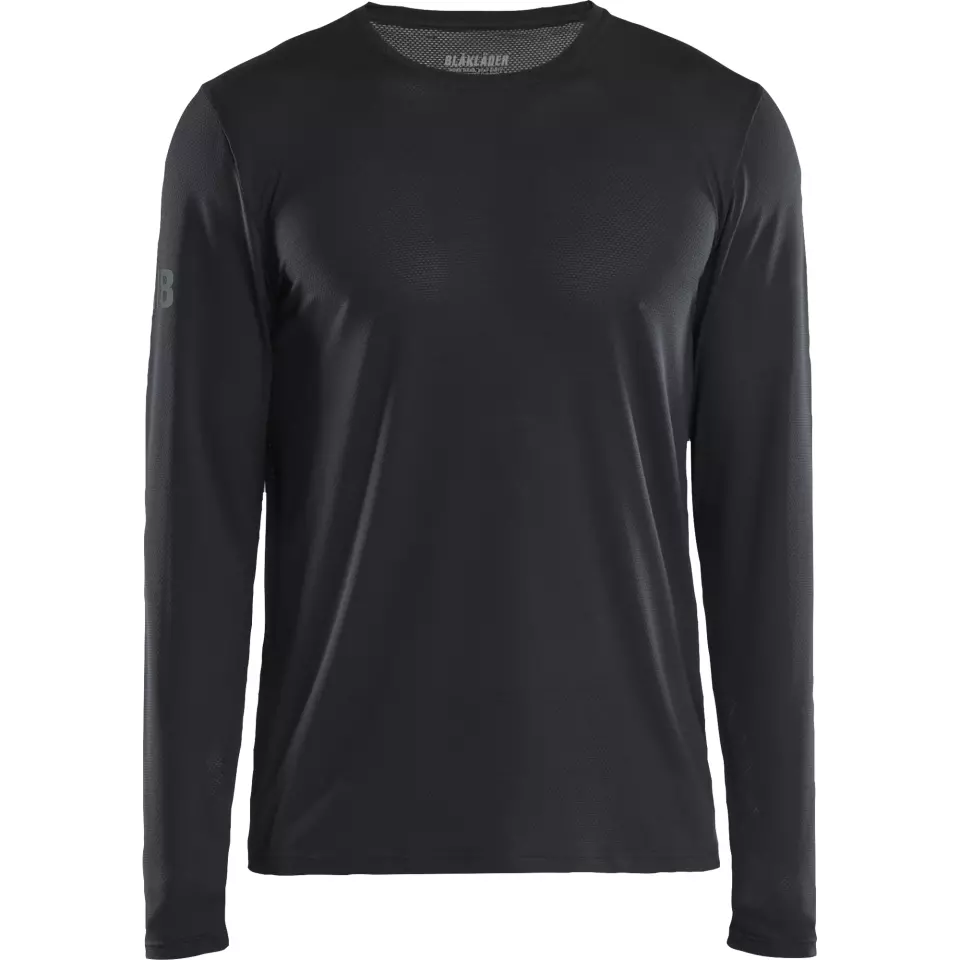 Blåkläder 342311269900, Functional UV Protection Long Sleeve Shirt, Black, image 1, gallery thumbnail