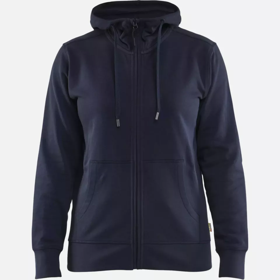 Blaklader 339511588600, Women's Zip Hoodie, Dark Navy Blue, image 1, gallery thumbnail