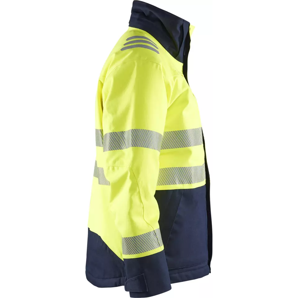 Blåkläder 451715343389, Multinorm Winter Jacket, Yellow/Navy, image 2, gallery thumbnail