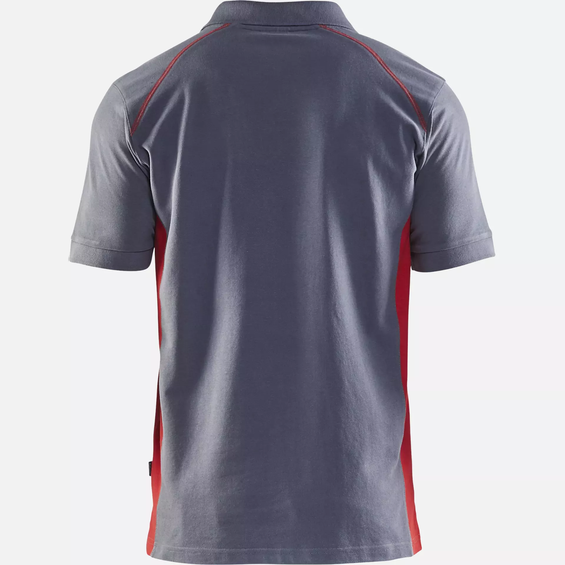 Blaklader 332410509456, Polo Shirt, Grey/Red, image 4