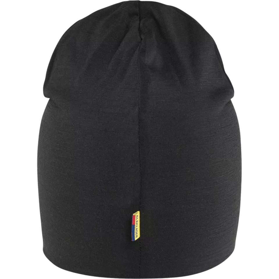 Blåkläder 202217439900, Merino Beanie, Black, image 4, gallery thumbnail