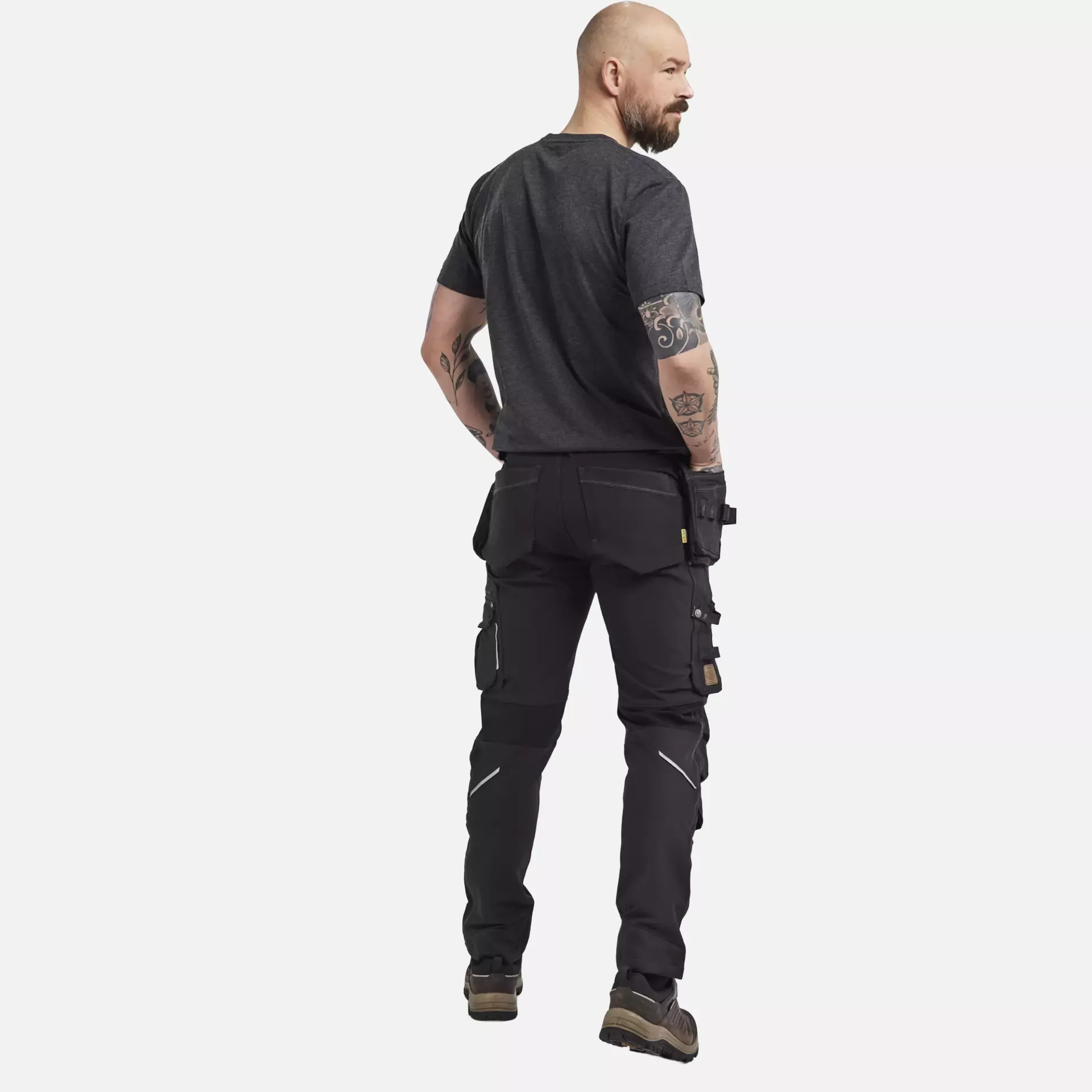 Blaklader 199816449900, X1900 4-Way Stretch Craftsman Work Trousers, Black, image 5