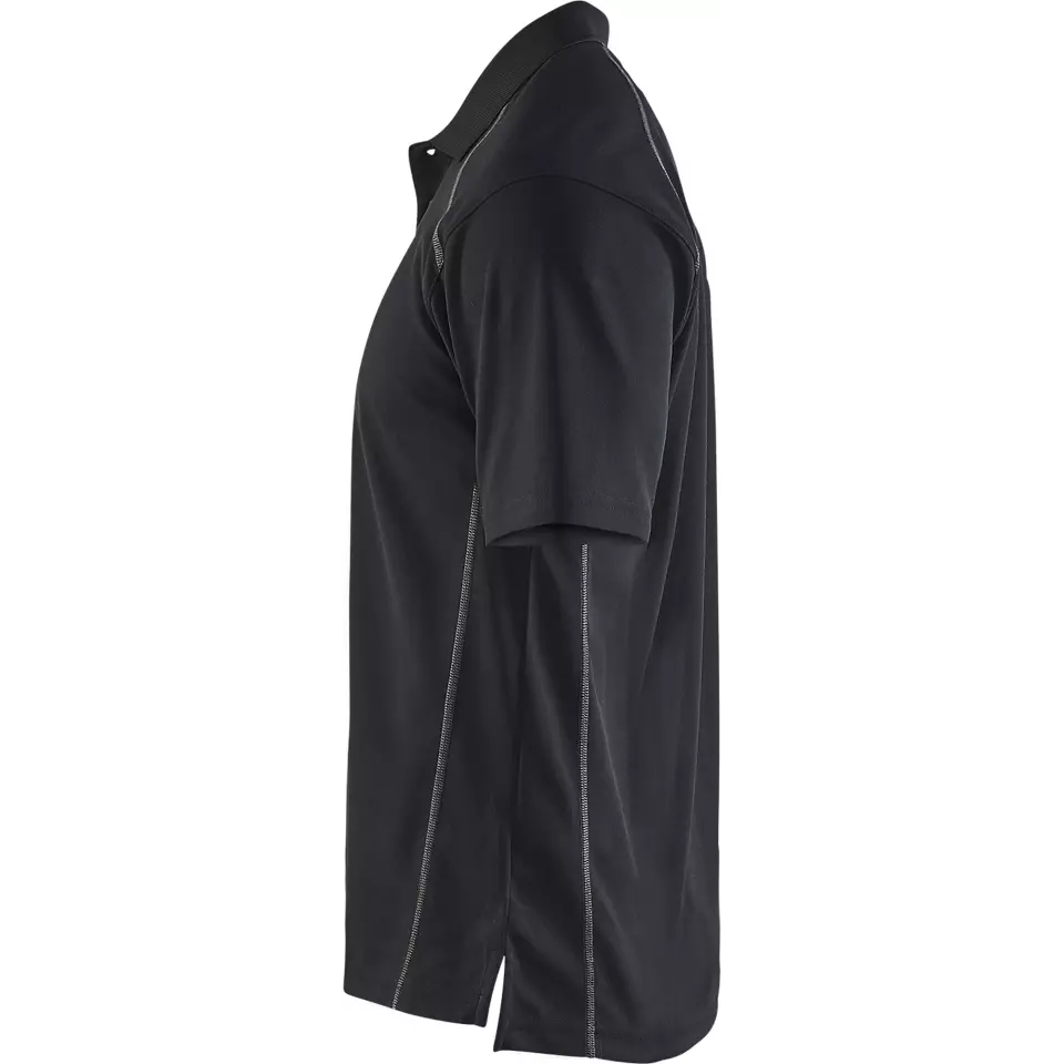 Blaklader 332610519900, UV Protection Polo Shirt, Black, image 3, gallery thumbnail