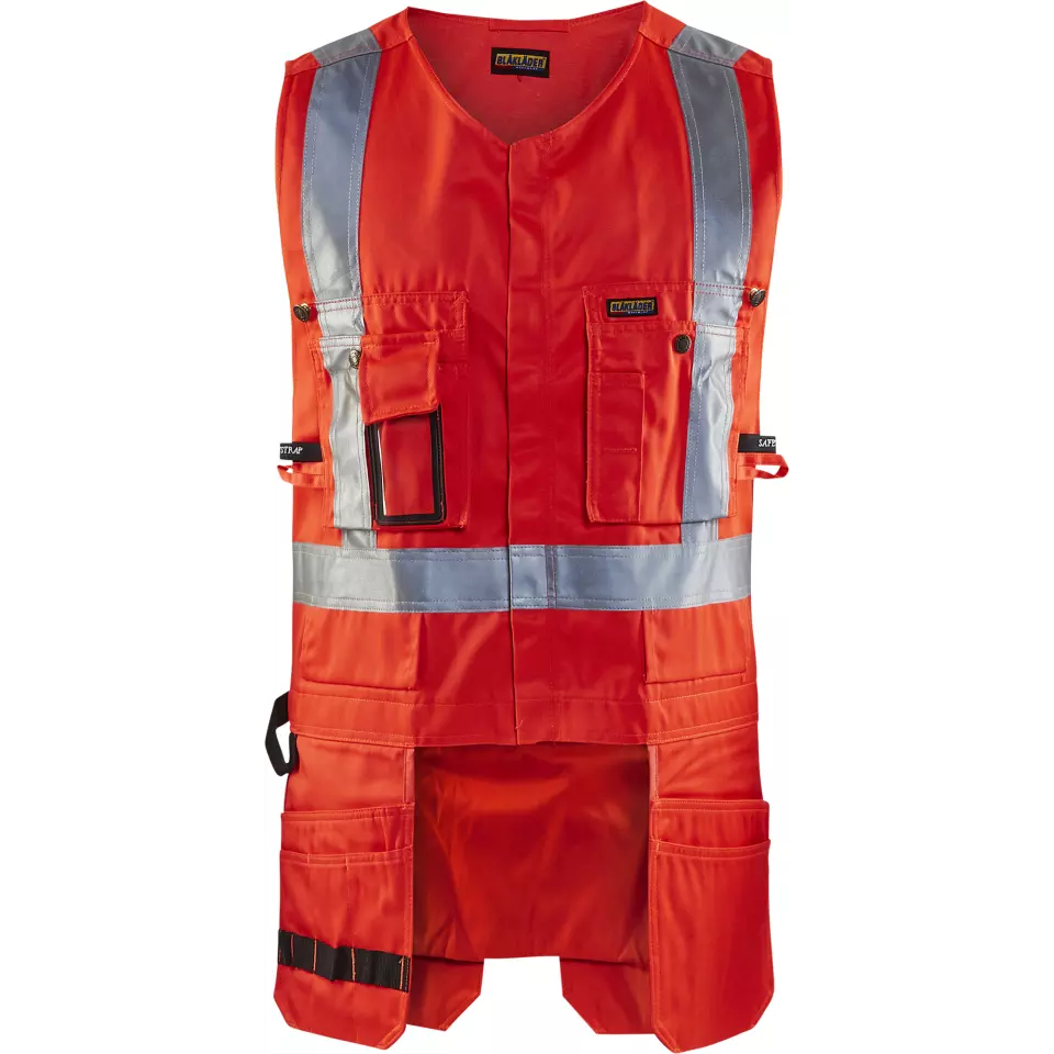 Blåkläder 302718045500, High Vis Vest, Red, image 1, gallery thumbnail